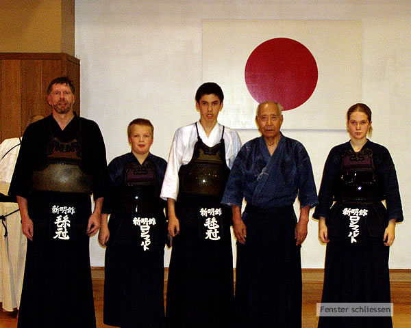 Treffen mit Harada sensei (8. Dan Kendo)