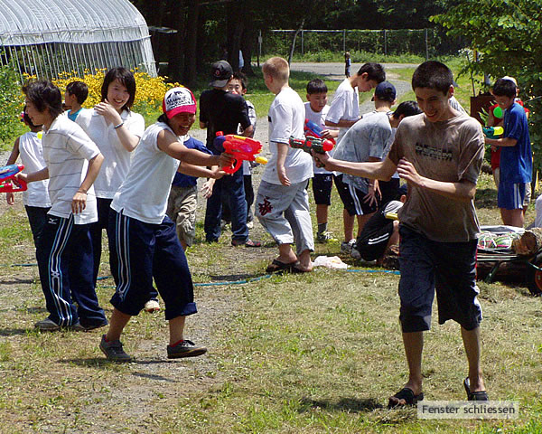 Willkommensparty bei der Familie Tanifuji