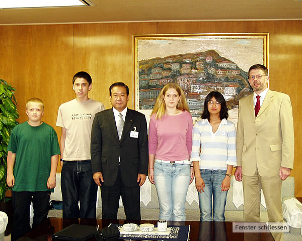 Empfang beim Bürgermeister der Stadt Morioka